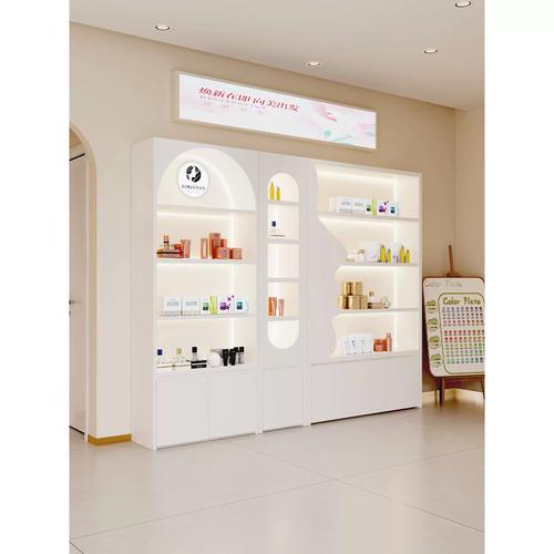 高端化妆品展示柜 美容院的橱窗艺术与品牌投资指南